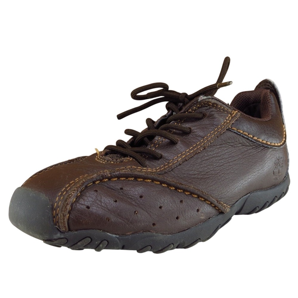 Timberland Sz 11 Toddler Boys Sneaker Brown‎ Leather  Medium